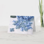 Hydrangea Crochet Card Karte (Vorderseite)