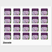 Hydrangea Custom Wedding Stickers (Blatt)