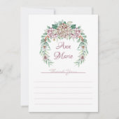 Hydrangea Dankeschön-Karte Dankeskarte (Vorderseite)