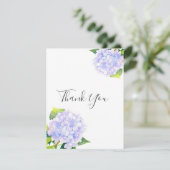 Hydrangea Dankeskarte (Stehend Vorderseite)