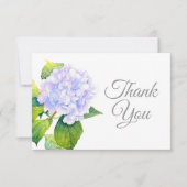 Hydrangea Dankeskarte (Vorderseite)