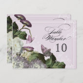 Hydrangea der Morning Glory - Tischsitzanzahl Postkarte (Vorne/Hinten)