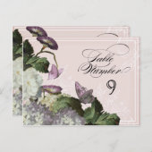 Hydrangea der Morning Glory - Tischsitzanzahl Postkarte (Vorne/Hinten)
