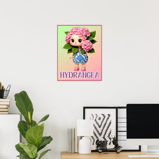 HYDRANGEA DOLL POSTER (Heimbüro)