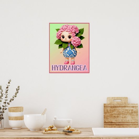HYDRANGEA DOLL POSTER (Küche)