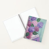 Hydrangea Doodle Sketchbook Notizblock (Innenseite)