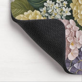 Hydrangea Dreams: Pastellblüten Mousepad (Ecke)