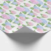 Hydrangea-Druck Geschenkpapier (Ecke)