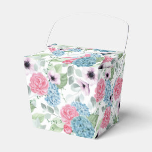 Hydrangea-Druck Party-Geschenkbox Geschenkschachtel