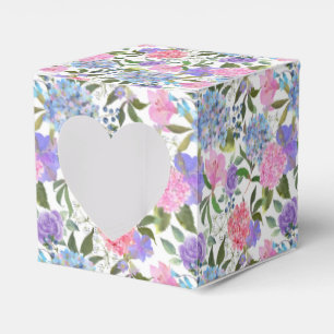 Hydrangea-Druck Party-Geschenkbox Geschenkschachtel
