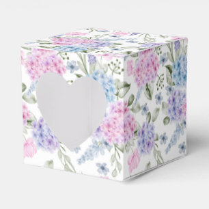 Hydrangea-Druck Party-Geschenkbox Geschenkschachtel