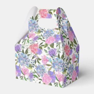 Hydrangea-Druck-Party-Geschenkbox Geschenkschachtel