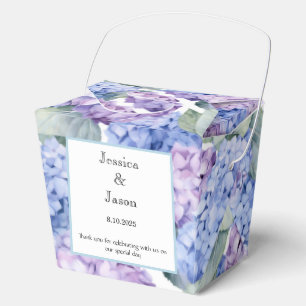 Hydrangea-Druck-Party-Geschenkbox Geschenkschachtel