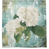 Hydrangea Duschvorhang (Vorderseite)