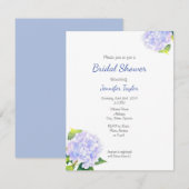 Hydrangea Einladung (Vorne/Hinten)