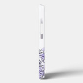 Hydrangea Elegant Blue Personalisiert Sister Case-Mate iPhone Hülle (Rückseite / Links)