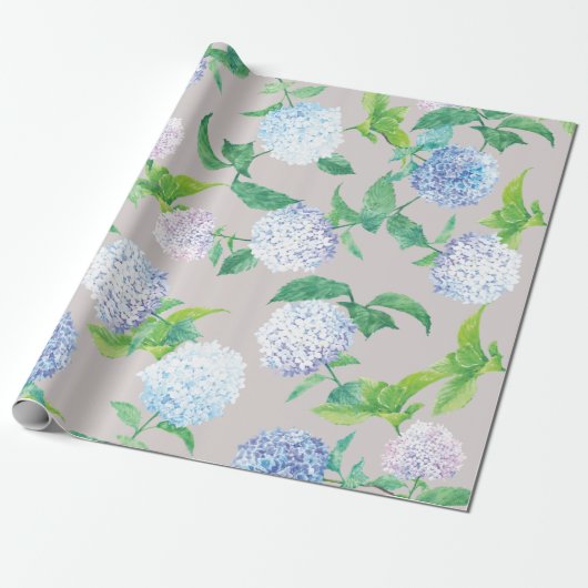 Hydrangea Elegantes Osterdesign Geschenkpapier (Ungerollt)