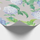 Hydrangea Elegantes Osterdesign Geschenkpapier (Ecke)