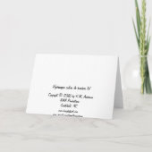 Hydrangea-Farben und Grenzen IV Karte (Rückseite)