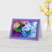 Hydrangea-Farben und Grenzen IV Karte (Gelbe Blume)