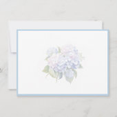 Hydrangea Flat Note Card Mitteilungskarte (Vorderseite)