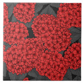 Hydrangea Fliese (Vorderseite)