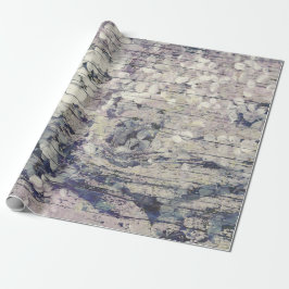 Hydrangea Floral Alter Stil Vintages Landholz Geschenkpapier