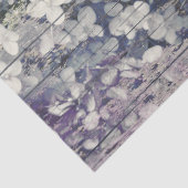 Hydrangea Floral Alter Stil Vintages Landholz Seidenpapier (Detail)