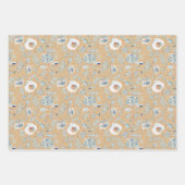 Hydrangea floral geschenkpapier set (Vorderseite 2)