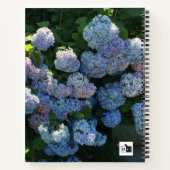 Hydrangea Floral Gratitude Journal-Notebook Notizblock (Rückseite)