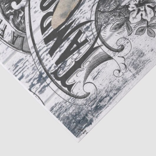 Hydrangea Floral Kanbit Seidenpapier (Detail)