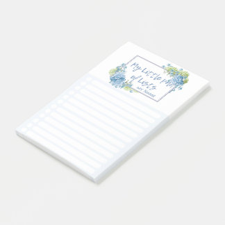 Hydrangea Floral 'My Little Pad of Lists' von Leah Post-it Klebezettel