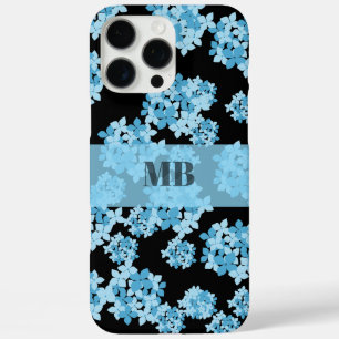 Hydrangea floral name Initialen Monogramm einzigar iPhone 16 Pro Max Hülle