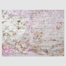 Hydrangea Floral Pink Weißgraues Vintages Holz Seidenpapier