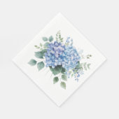 Hydrangea Floral Serviette (Ecke)