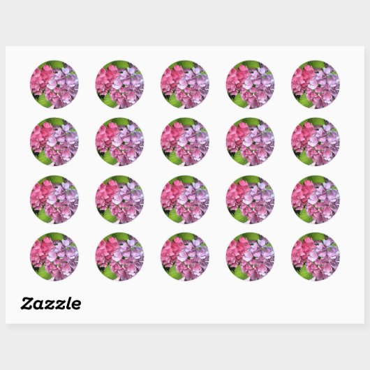 Hydrangea Floral Stickers (Blatt)