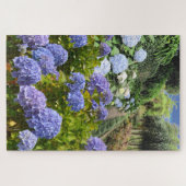 Hydrangea Flower Garden Jigsaw Puzzle (Horizontal)
