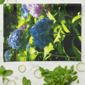 Hydrangea Flower Garden Kitchen Towel Geschirrtuch (Gefaltet)