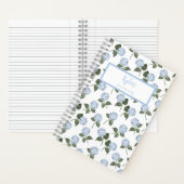 Hydrangea Flower Personalized Journal Notebook Notizblock (Innen)