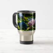Hydrangea Flower Travel Mug Reisebecher (Vorderseite Links)