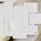 Hydrangea Formal Elegant Elfenbeinheirat