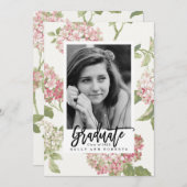 Hydrangea-Foto-Abschluss-Karte Dankeskarte (Vorne/Hinten)