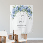 Hydrangea Foto Selfie White Wedding Hintergrund Wandteppich