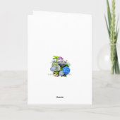 Hydrangea-Fotokarte für Großmutter am Muttertag Karte (Rückseite)