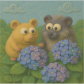 Hydrangea Friends Sticker (Vorderseite)