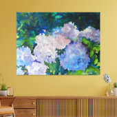Hydrangea Garden Art Print Leinwanddruck (Insitu (Wohnzimmer))
