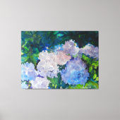 Hydrangea Garden Art Print Leinwanddruck (Vorderseite)
