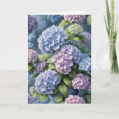 Hydrangea Garden Karte (Vorderseite)