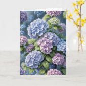Hydrangea Garden Karte (Gelbe Blume)