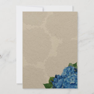 Hydrangea Garden Romance Blank Kraft